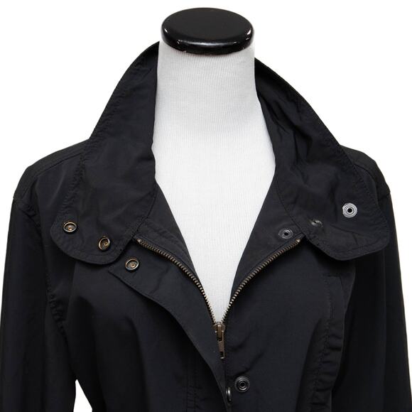 Sanctuary Black Anorak Utility Rain Jacket Size Medium - Picture 5 of 11